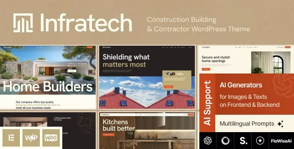 Free Download Infratech – Construction Building & Contractor WordPress Theme 1.0.0 [Latest Version]