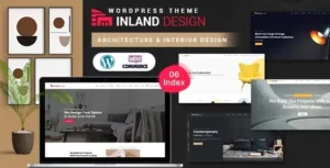 Free Download Inland - Interior Design WordPress Theme 1.0.6 [Latest Version]