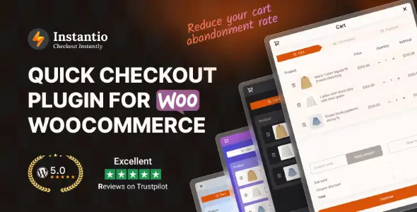 Free Download Instantio – WooCommerce Quick Checkout, Floating Cart & Popup Cart 3.2.8 [Latest Version]