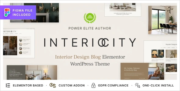 Free Download Interiocity Home Decor Blog and Interior Design WordPress Theme 1.2.1 [Latest Version]