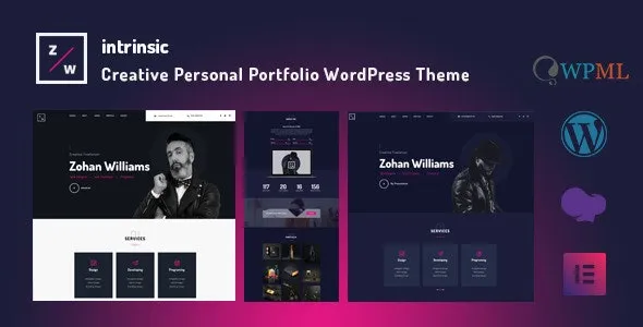 Free Download Intrinsic – Creative Personal Portfolio WordPress Themes 2.0.1 [Latest Version]