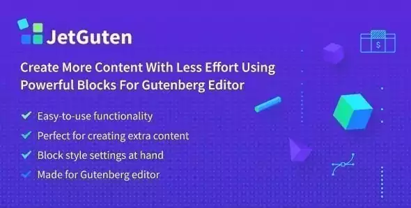 Free Download JetGuten – Blocks Set Addon for Gutenberg Editor 1.1.2 [Latest Version]