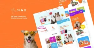 Free Download Jinx Pet Shop & Veterinary WooCommerce Theme 1.0.9 [Latest Version]