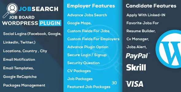 Free Download JobSearch WP Job Board WordPress Plugin 3.2.9 [Latest Version]