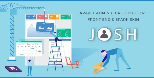 Free Download Josh Laravel Admin Template + Front End + CRUD 11.0.2 [Latest Version]