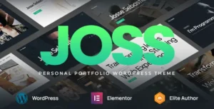 Free Download Joss - Personal Portfolio WordPress Theme 1.0 [Latest Version]