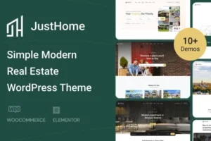 Free Download Justhome – Real Estate WordPress Theme 1.0.20 [Latest Version]
