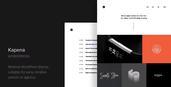 Free Download Kapena – Minimal Portfolio WordPress Theme 1.3 [Latest Version]