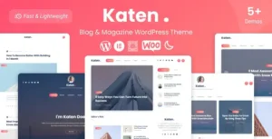 Free Download Katen Blog & Magazine WordPress Theme 1.1.1 [Latest Version]