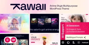 Free Download Kawaii – Anime Creative Original WordPress Theme 1.0.0 [Latest Version]