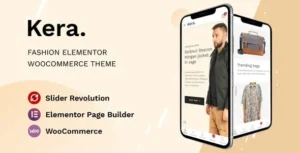 Free Download Kera Fashion Elementor WooCommerce Theme 1.2.33 [Latest Version]