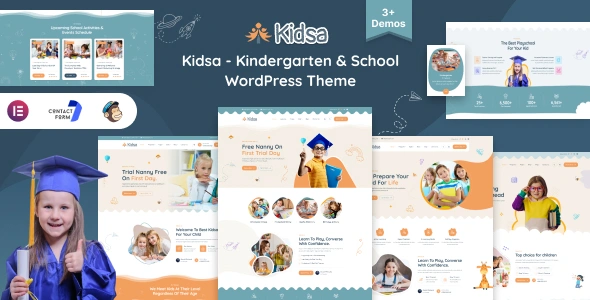 Free Download Kidsa Kindergarten & School WordPress Theme 2.2.1 [Latest Version]