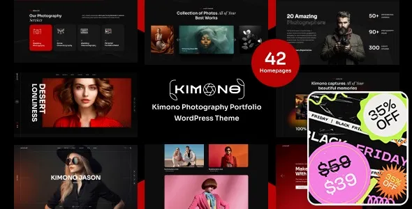 Free Download Kimono – Photography Portfolio WordPress Theme 10.0.4 [Latest Version]
