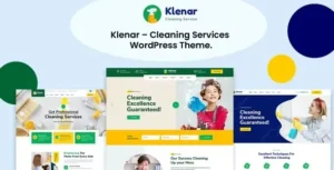 Free Download Klenar - Cleaning Services WordPress Theme + RTL 1.1.2 [Latest Version]