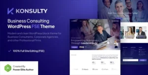 Free Download Konsulty - Business Consulting Gutenverse FSE WordPress Block Theme 1.0.0 [Latest Version]