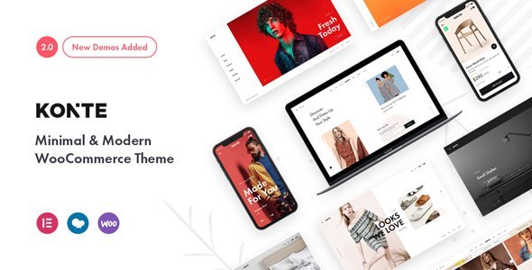 Free Download Konte Minimal & Modern WooCommerce WordPress Theme 2.4.11 [Latest Version]