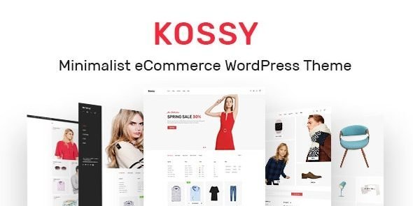 Free Download Kossy Minimalist eCommerce WordPress Theme 1.33 [Latest Version]