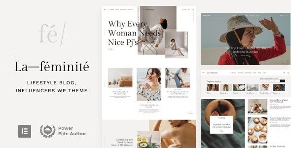Free Download LaFeminite – Lifestyle Fashion WordPress Blog Theme 25 [Latest Version]