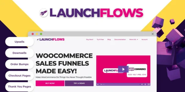 Free Download LaunchFlows WooCommerce Sales Funnel Plugin 4.4.22 [Latest Version]