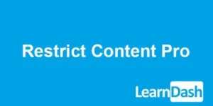 Free Download LearnDash LMS Restrict Content Pro 1.1.2 [Latest Version]