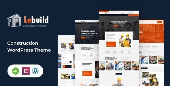 Free Download Lebuild Construction Industry Company WordPress Theme 2.0.0 [Latest Version]
