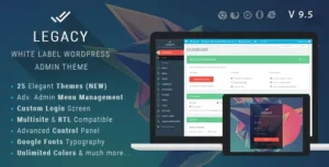 Free Download Legacy – White label WordPress Admin Theme 9.7 [Latest Version]