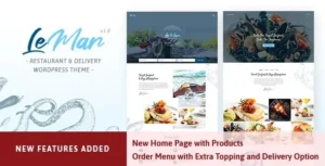 Free Download LeMar - Seafood Restaurant WordPress Theme 2.4.1 [Latest Version]