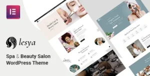 Free Download Lesya - Beauty Salon & Spa Elementor Theme 1.7.3 [Latest Version]