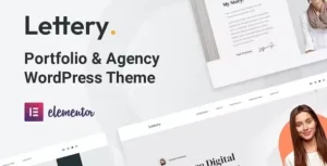 Free Download Lettery – Elementor Portfolio Agency Theme 1.1.7 [Latest Version]