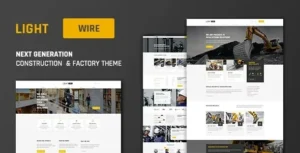 Free Download Lightwire – Construction And Industry Theme 1.4.8 [Latest Version]