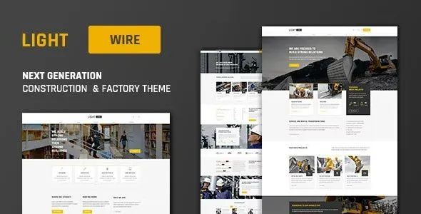 Free Download Lightwire – Construction And Industry Theme 1.4.8 [Latest Version]