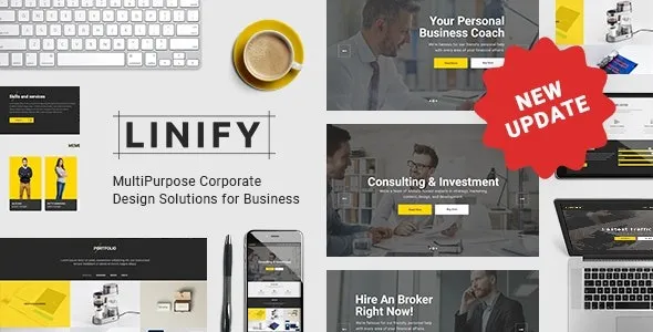 Free Download Linify – Multipurpose Corporate WordPress Theme 1.9.2 [Latest Version]