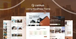 Free Download Listihub - Listing WordPress Theme 1.0.6 [Latest Version]