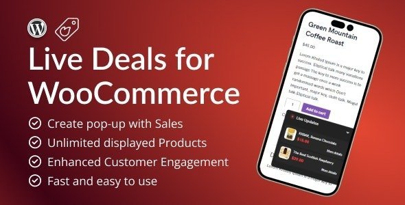 Free Download Live Deals for WooCommerce 1.0.1 [Latest Version]