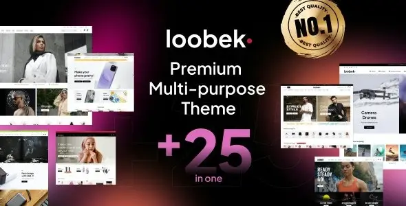 Free Download Loobek Elementor Multipurpose WooCommerce Theme 1.5.6 [Latest Version]