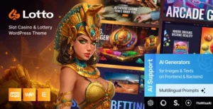 Free Download Lotto - Slot Casino & Lottery WordPress Theme 1.0.0 [Latest Version]