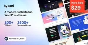 Free Download Lumi – Tech Startup WordPress Theme 3.3.2 [Latest Version]