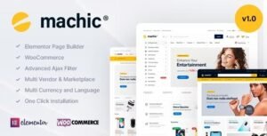 Free Download Machic Electronics Store WooCommerce Theme 1.6.3 [Latest Version]