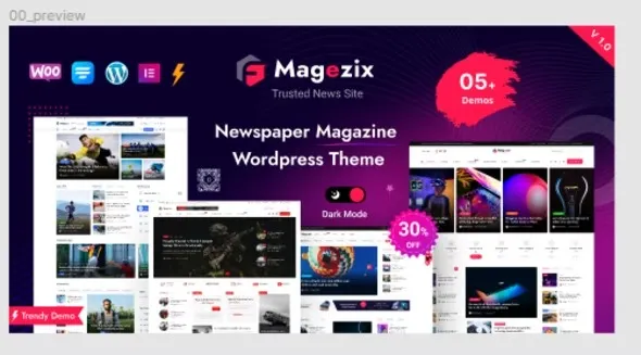 Free Download Magezix – Newspaper & Magazine WordPress Theme 1.0.7 [Latest Version]