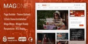 Free Download MagOne - Responsive Magazine & News WordPress Theme 9.1 [Latest Version]