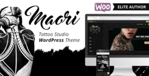 Free Download Maori - Tattoo Studio WordPress Theme 1.5.2 [Latest Version]