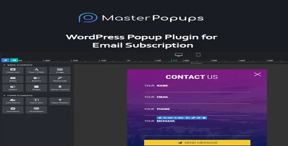 Free Download Master Popups WordPress Popup Plugin for Email Subscription 4.0.0 [Latest Version]