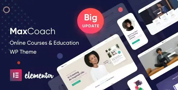 Free Download MaxCoach Online Courses & Education WP Theme 3.3.2 [Latest Version]