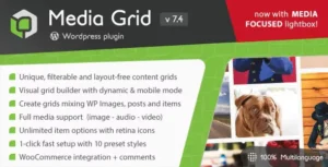 Free Download Media Grid – WordPress Responsive Portfolio 9.5.1 [Latest Version]