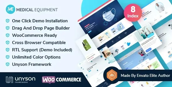 Free Download Medical Equipment – eCommerce WordPress Theme 1.0.9 [Latest Version]