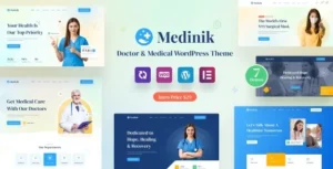 Free Download Medinik - Doctor & Medical WordPress Theme 1.3.7 [Latest Version]