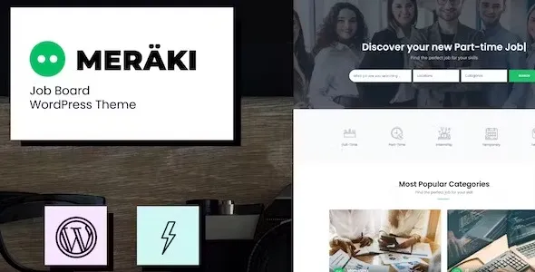 Free Download Meraki – Job Board WordPress Theme 1.6.1 [Latest Version]