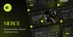 Free Download Merge – Personal Portfolio & Resume WordPress Theme 1.0.1 [Latest Version]