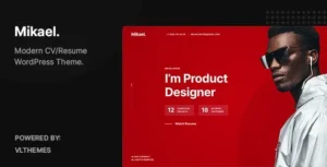 Free Download Mikael - Modern & Creative CV/Resume WordPress Theme 1.0.7 [Latest Version]
