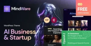 Free Download MindWare - AI Startup, AI App & Machine Learning WordPress Theme 1.3.0 [Latest Version]